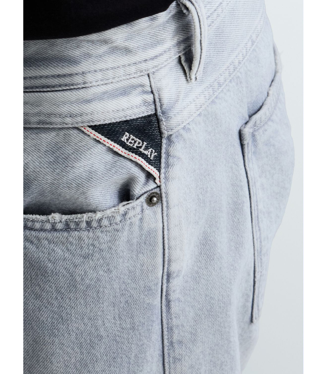 レギュラースリム WILLBI ライトグレーデニム 詳細画像 ライトグレー 5